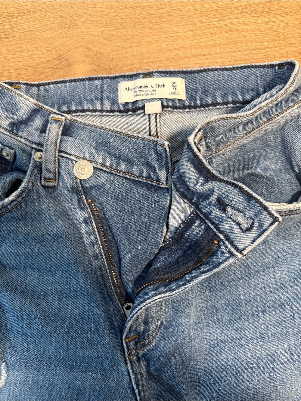 Abercrombie & Fitch Blue Skinny Jeans - Picture 5 of 7